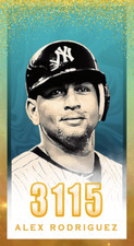 Alex rodriguez 3000 for sale  Coraopolis