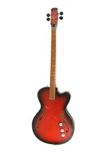 Guitarra elétrica soviética vintage baixo semi-acústico LVIV - 4 cordas, usado comprar usado  Enviando para Brazil