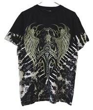 T-shirt Czaszka Żniwiarz Smok Anioł Miecz All Over Print vintage koszulka czarny tatuaż na sprzedaż  PL
