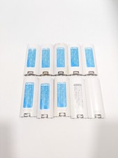 Usado, Pacote com 10 capas de bateria controle remoto branco Nintendo Wii fabricante de equipamento original oficial Wii U comprar usado  Enviando para Brazil