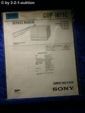 Reproductor de CD Sony Manual de Servicio CDP M11C (#5245) segunda mano  Embacar hacia Argentina