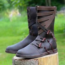 Médiéval bottes cuir d'occasion  Expédié en France