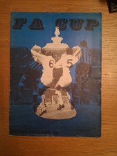 Cup souvenir programme for sale  BLACKPOOL