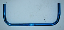 Guidão de bicicleta vintage Bullhorn Cruiser 25,4 mm 42 cm azul engrenagem fixa remetente dos EUA!, usado comprar usado  Enviando para Brazil