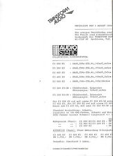 Audiostatic preisliste 200 gebraucht kaufen Audiostatic preisliste 200 gebraucht kaufen  Bornheim