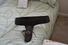 Leather gunbelt holster for sale  SUNDERLAND