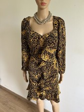 Robe imprimée jaune d'occasion  Void-Vacon
