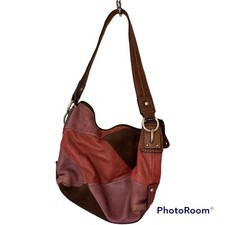 Bolsa de ombro FOSSIL couro camurça retalhos média vermelha marrom comprar usado Bolsa de ombro FOSSIL couro camurça retalhos média vermelha marrom comprar usado  Enviando para Brazil