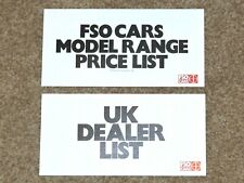 1982 fso cars for sale  BANGOR
