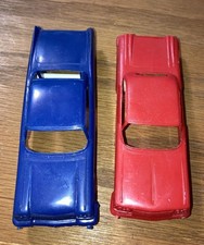 Vintage Sem Marca 2 Veículos Carros Anos 50’-60’s Vermelho Ragtop Azul Sedan Plástico (1) comprar usado  Enviando para Brazil