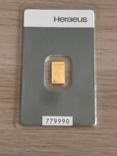 Goldbarren heraeus gramm gebraucht kaufen  Arnstadt