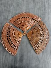 wall boho art woven wicker for sale  Franklin