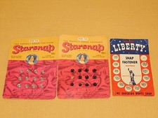 PRENDEDORES DE VESTIDO VINTAGE PUBLICIDADE ROUPAS 3 PACOTES STARSNAP LIBERTY SNAP comprar usado  Enviando para Brazil