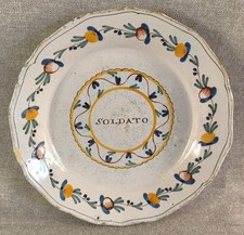 Belle assiette faïence d'occasion  Monnaie