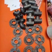24 peças 3/4 polegadas flange de piso aço industrial acessórios para tubos de ferro fundido novo comprar usado  Enviando para Brazil