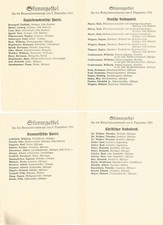 Eßlingen stimmzettel gemeinde gebraucht kaufen  Berlin