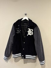 Bershka navy white for sale  LEEDS