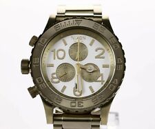 Relógio masculino Nixon 42-20 cronógrafo ouro aço inoxidável quartzo 42 mm 133091 comprar usado  Enviando para Brazil