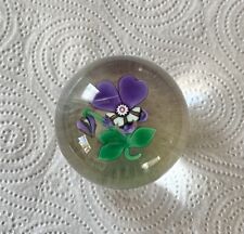 Selkirk glass pansy for sale  MONTROSE