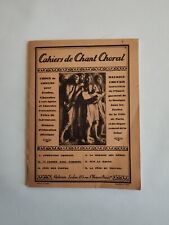 Cahiers chant choral d'occasion  Saint-Michel-sur-Orge