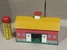 Brinquedo celeiro e silo de metal estanho fazenda arte Ohio década de 1950 comprar usado  Enviando para Brazil