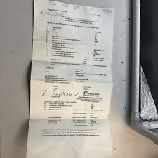 Dokumente papiere rahmennummer gebraucht kaufen  Nürnberg