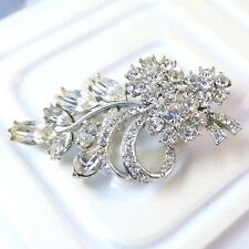 Vintage rhinestone brooch for sale  GLASGOW