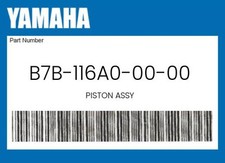 Yamaha genuine piston for sale  Christiansburg