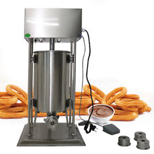 Máquina de fazer churros elétrica comercial espanhola donuts churrera vertical 15L comprar usado  Enviando para Brazil