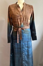 Vestido Camisa Maxi Cloth & Stone Anthropologie Perla Tie Dye - Tamanho P comprar usado  Enviando para Brazil