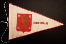 Fanion ancien östergötland d'occasion  Boulogne-Billancourt