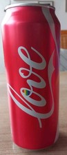Bonita lata de Coca Cola Love de Alemania. 500 ml, lata completa.  segunda mano  Embacar hacia Mexico