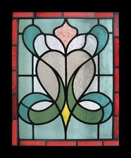 Vitral antigo inglês floral art nouveau comprar usado  Enviando para Brazil