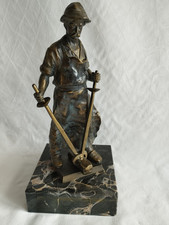 Bronzeskulptur stahlarbeiter d gebraucht kaufen  Bad Lippspringe