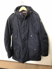 Dunkelblaue jacke kapuze gebraucht kaufen  München