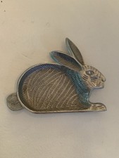 Metal bunny dish for sale  Dallas