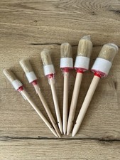 Round brushes 6pcs for sale  HODDESDON