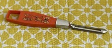 Descascador de legumes vintage MCM laranja batata com design floral comprar usado  Enviando para Brazil