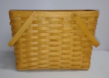 Cesta de revistas Longaberger 2004 com 2 alças oscilantes comprar usado  Enviando para Brazil