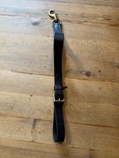 Black leather elasticated for sale  UK