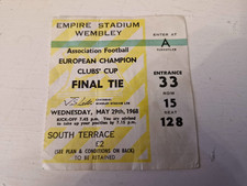 Ticket stub benfica for sale  MANCHESTER