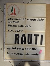 Manifesto msi movimento usato  Viterbo