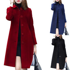 Trench coat feminino mistura de lã jaquetas de negócios colarinho roupas quentes, usado comprar usado  Enviando para Brazil