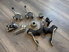 Mini grupo de bicicleta Shimano Dura Ace 7800 Series velocidade 2x10 com plataforma de voo comprar usado  Enviando para Brazil