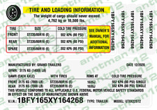 Trailer vin label for sale  Grand Forks