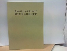 Chronik familie dyckerhoff gebraucht kaufen  Aarbergen