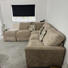 Comfortable beige shaped for sale  LONDON