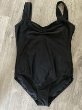Black sleeveless leotard for sale  KEIGHLEY
