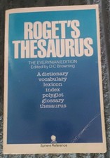 Roget thesaurus everyman for sale  DUMFRIES