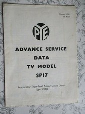 Pye advance service for sale  IPSWICH